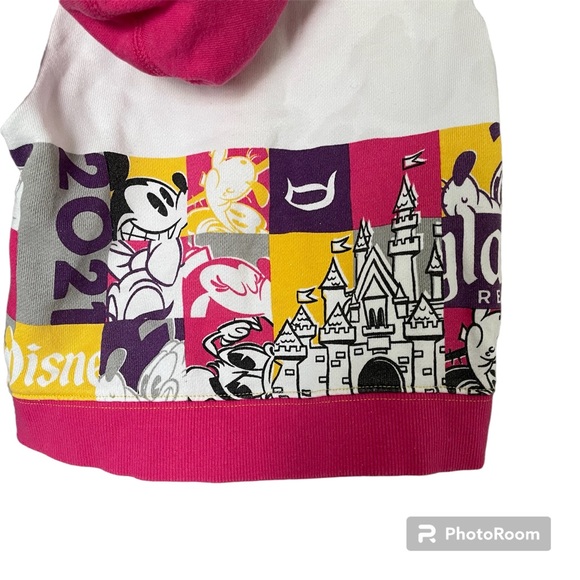 Disney themed bundle. H&M dress size 2-4yr, Disney Parks zip up size 4 - Picture 5 of 8